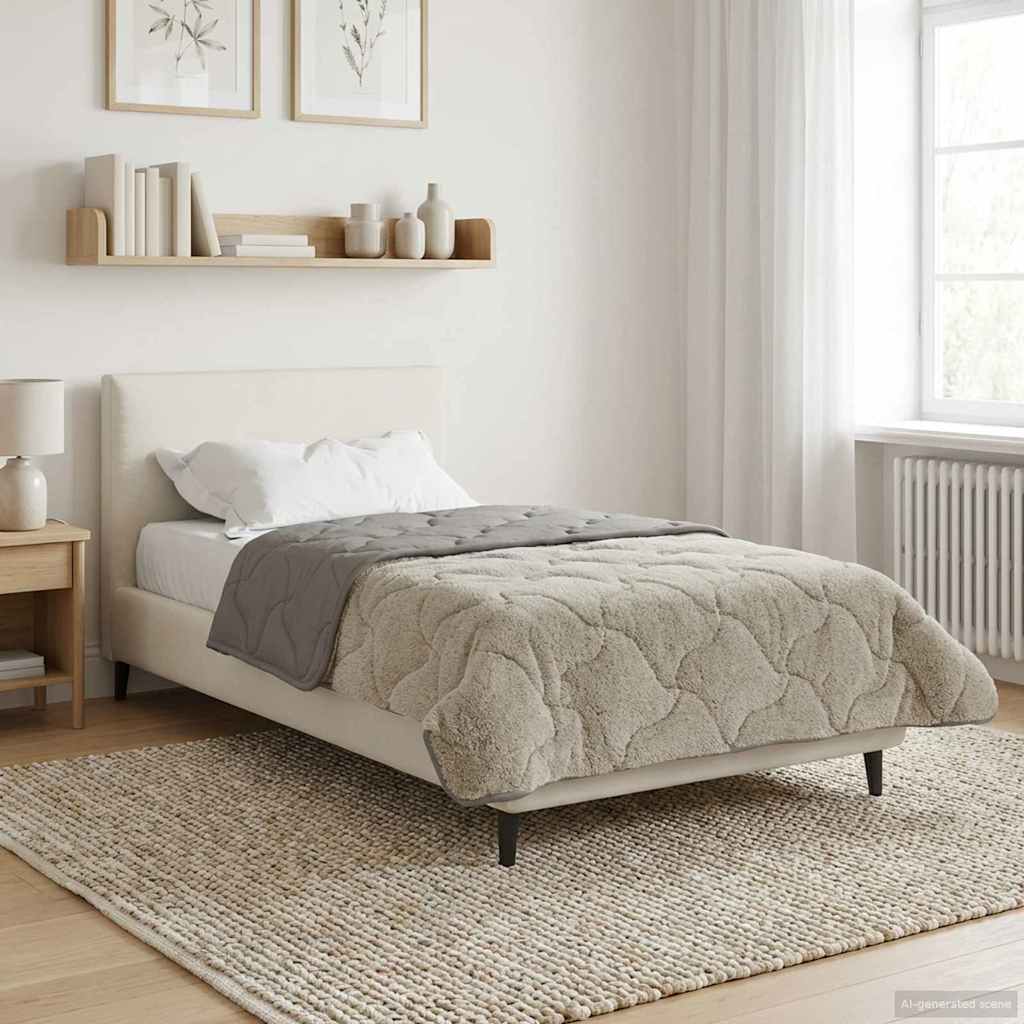 Duvet Estivo Trapuntato Grigio chiaro 140 x 220 cm