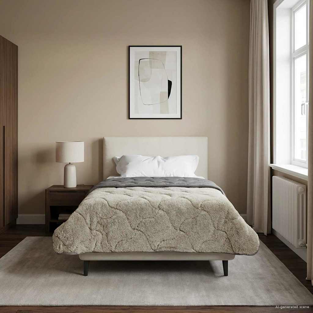 Duvet Estivo Trapuntato Grigio chiaro 140 x 220 cm