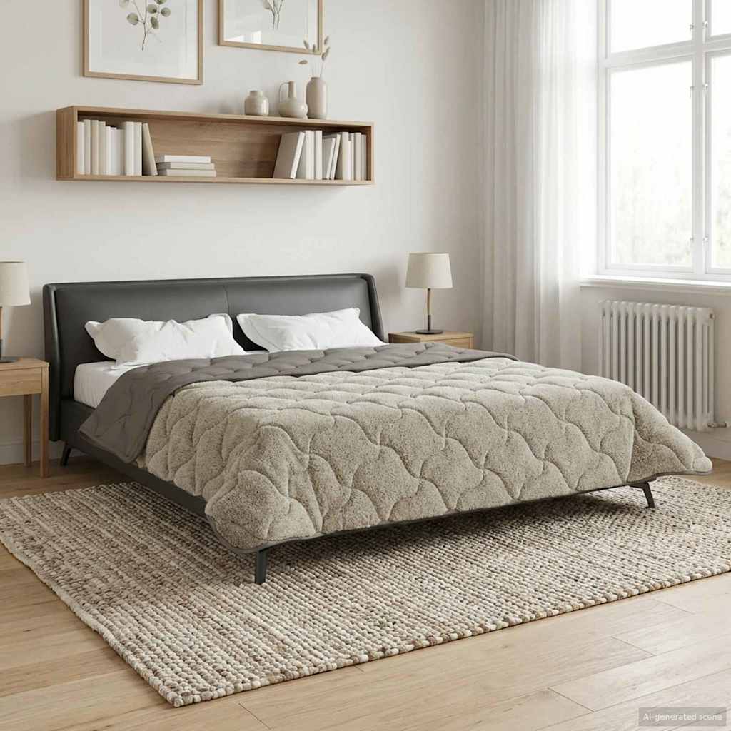 Duvet Estivo Trapuntato Grigio chiaro 200 x 240 cm