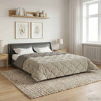 Duvet Estivo Trapuntato Grigio chiaro 200 x 220 cm