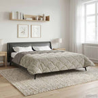 Duvet Estivo Trapuntato Grigio chiaro 240 x 260 cm