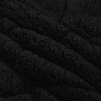 Duvet Estivo Nero 200 x 220 cm Microfibra e Fleece Teddy