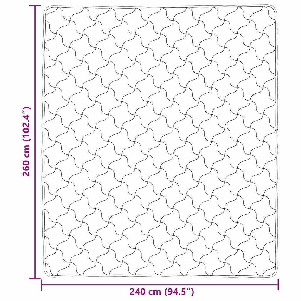 Duvet Estivo Nero 240 x 260 cm Microfibra e Fleece Teddy