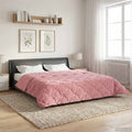 Duvet Estivo Rosa 200 x 240 cm Microfibra e Fleece Teddy