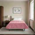 Duvet Estivo Rosa 155 x 220 cm Microfibra e Fleece Teddy