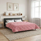 Duvet Estivo Rosa 200 x 220 cm Microfibra e Fleece Teddy