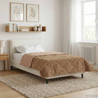 Duvet Estivo Talpa 135 x 200 cm Microfibra e Fleece Teddy