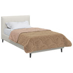 Duvet Estivo Talpa 135 x 200 cm Microfibra e Fleece Teddy