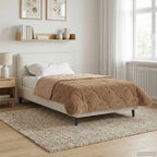 Duvet Estivo Talpa 140 x 220 cm Microfibra e Fleece Teddy