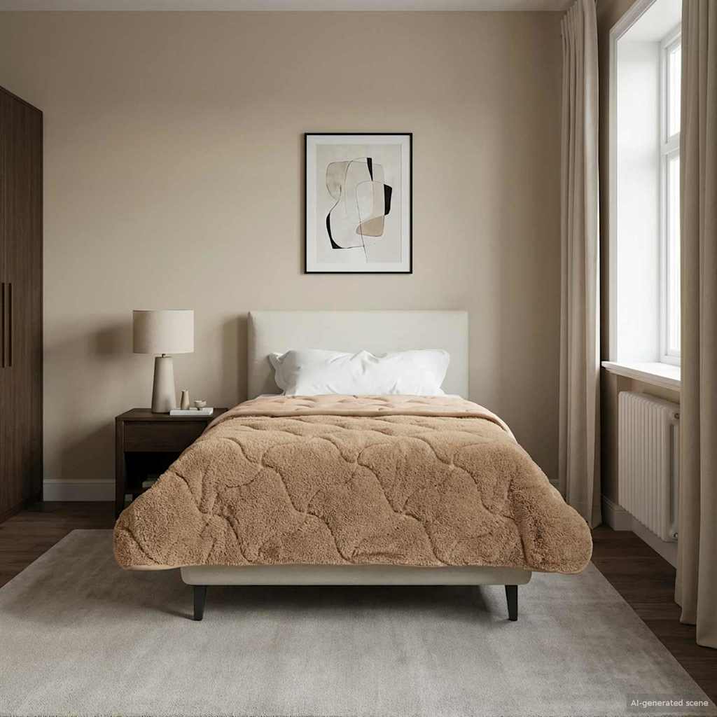 Duvet Estivo Talpa 140 x 220 cm Microfibra e Fleece Teddy