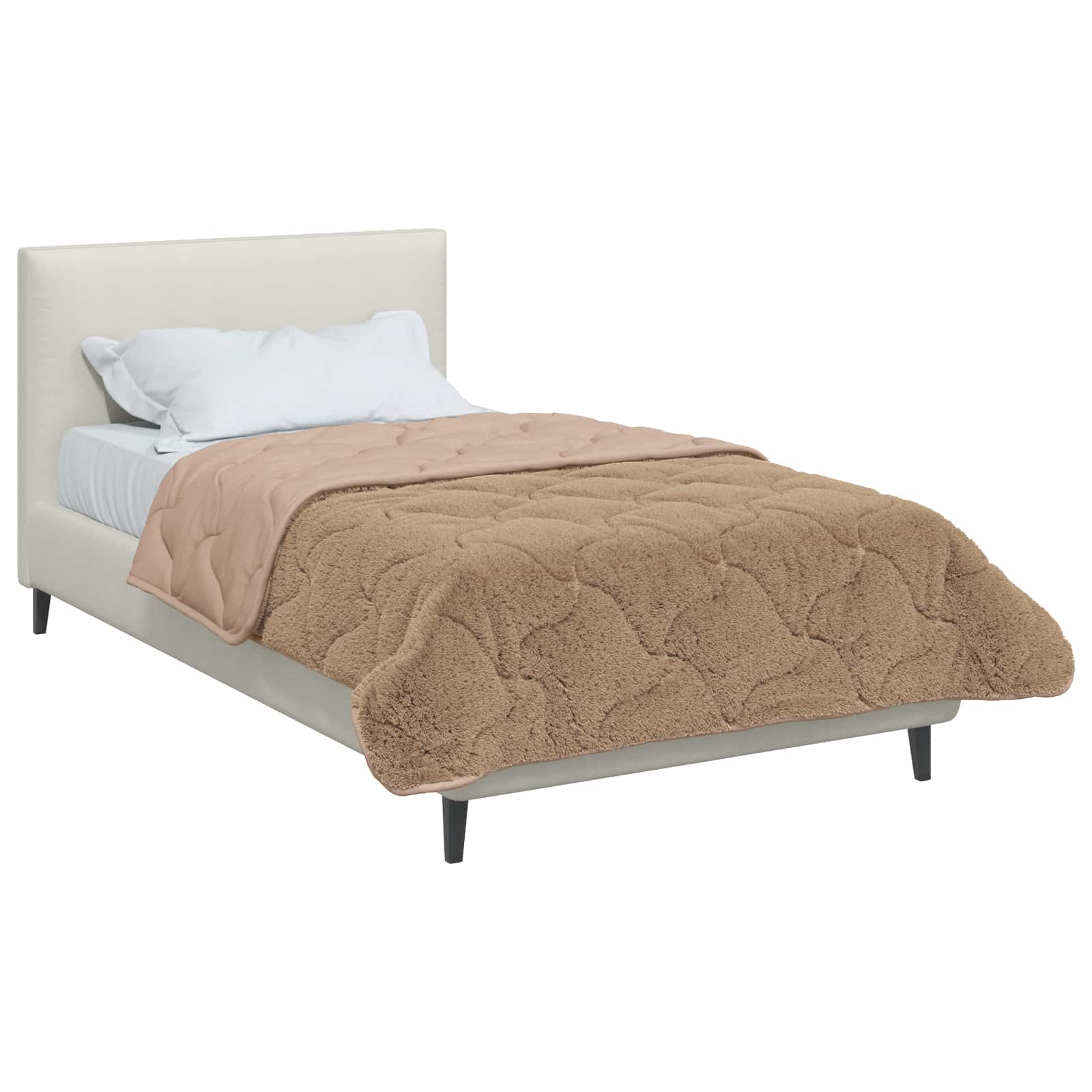 Duvet Estivo Talpa 140 x 220 cm Microfibra e Fleece Teddy