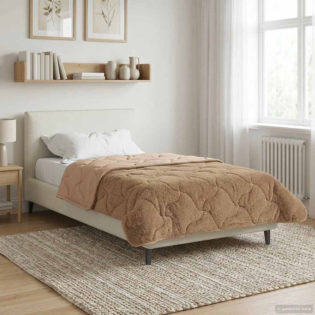 Duvet Estivo Talpa 155 x 200 cm Microfibra e Fleece Teddy