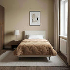 Duvet Estivo Talpa 155 x 200 cm Microfibra e Fleece Teddy