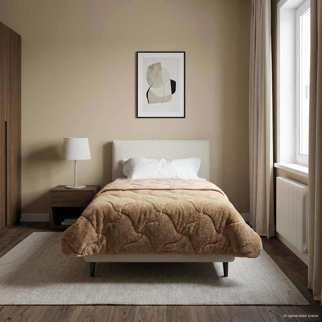Duvet Estivo Talpa 155 x 200 cm Microfibra e Fleece Teddy