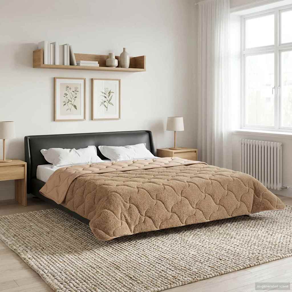 Duvet Estivo Talpa 200 x 200 cm Microfibra e Fleece Teddy