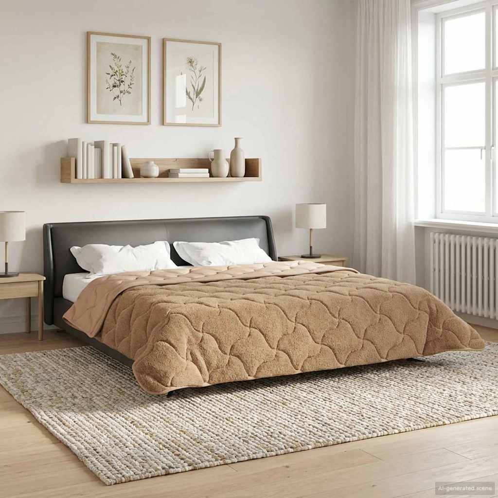 Duvet Estivo Talpa 200 x 240 cm Microfibra e Fleece Teddy