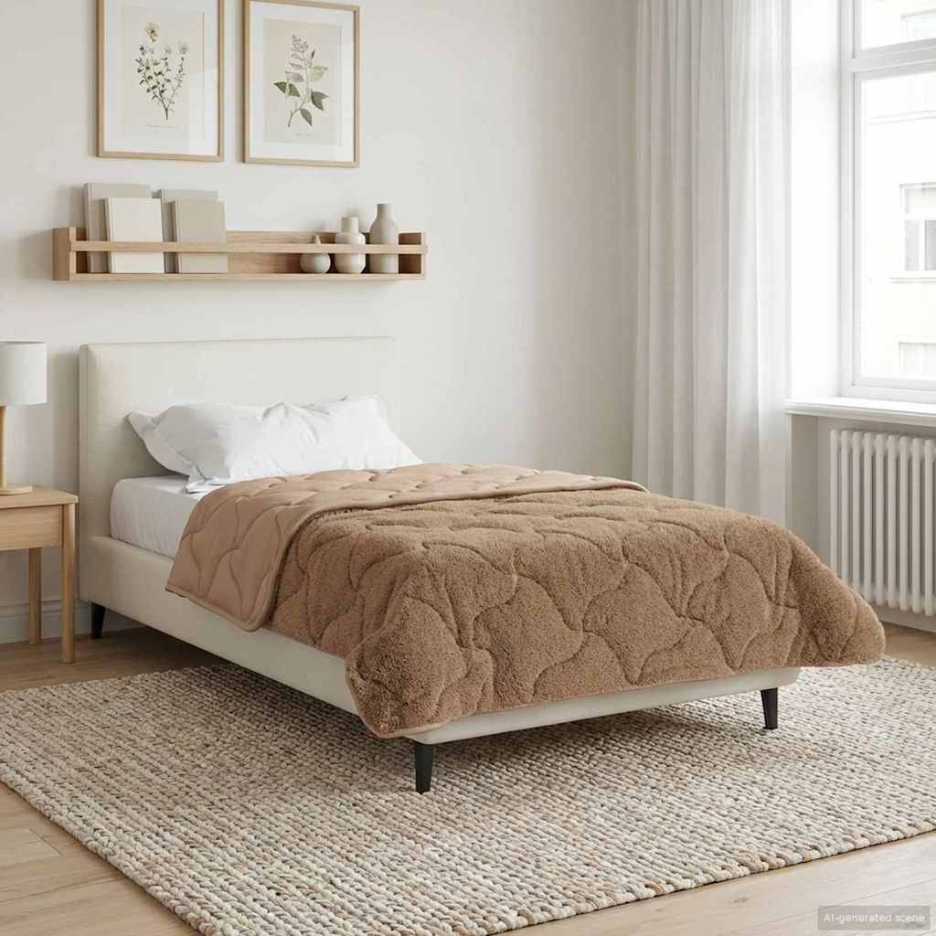 Duvet Estivo Talpa 135 x 220 cm Microfibra e Fleece Teddy