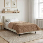 Duvet Estivo Talpa 135 x 220 cm Microfibra e Fleece Teddy
