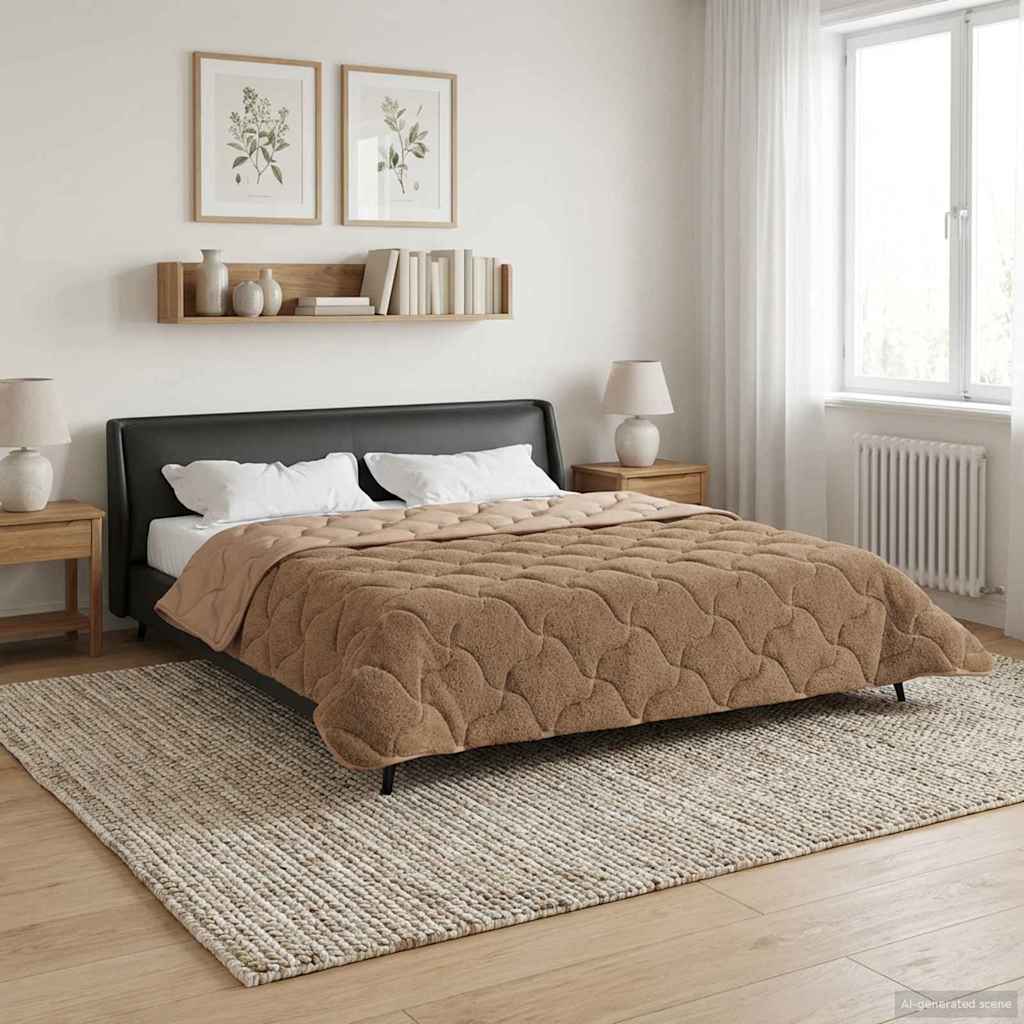 Duvet Estivo Talpa 220 x 240 cm Microfibra e Fleece Teddy