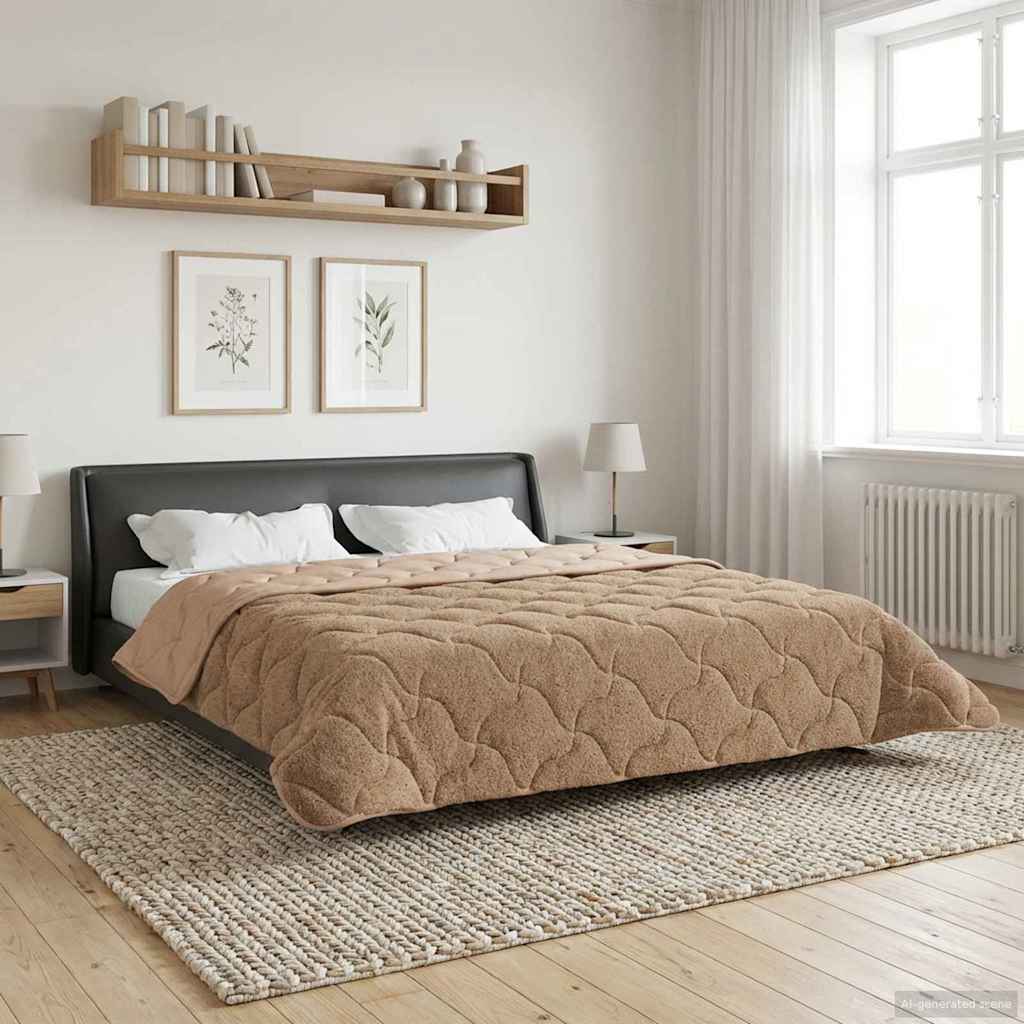 Duvet Estivo Talpa 220 x 260 cm Microfibra e Fleece Teddy