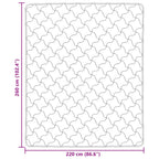 Duvet Estivo Talpa 220 x 260 cm Microfibra e Fleece Teddy