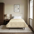 Duvet Estivo Crema 140 x 200 cm Microfibra e Fleece Teddy