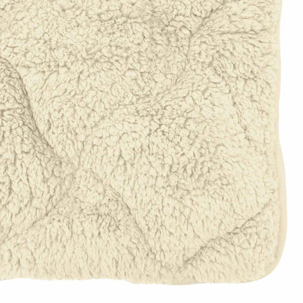 Duvet Estivo Crema 155 x 200 cm Microfibra e Fleece Teddy