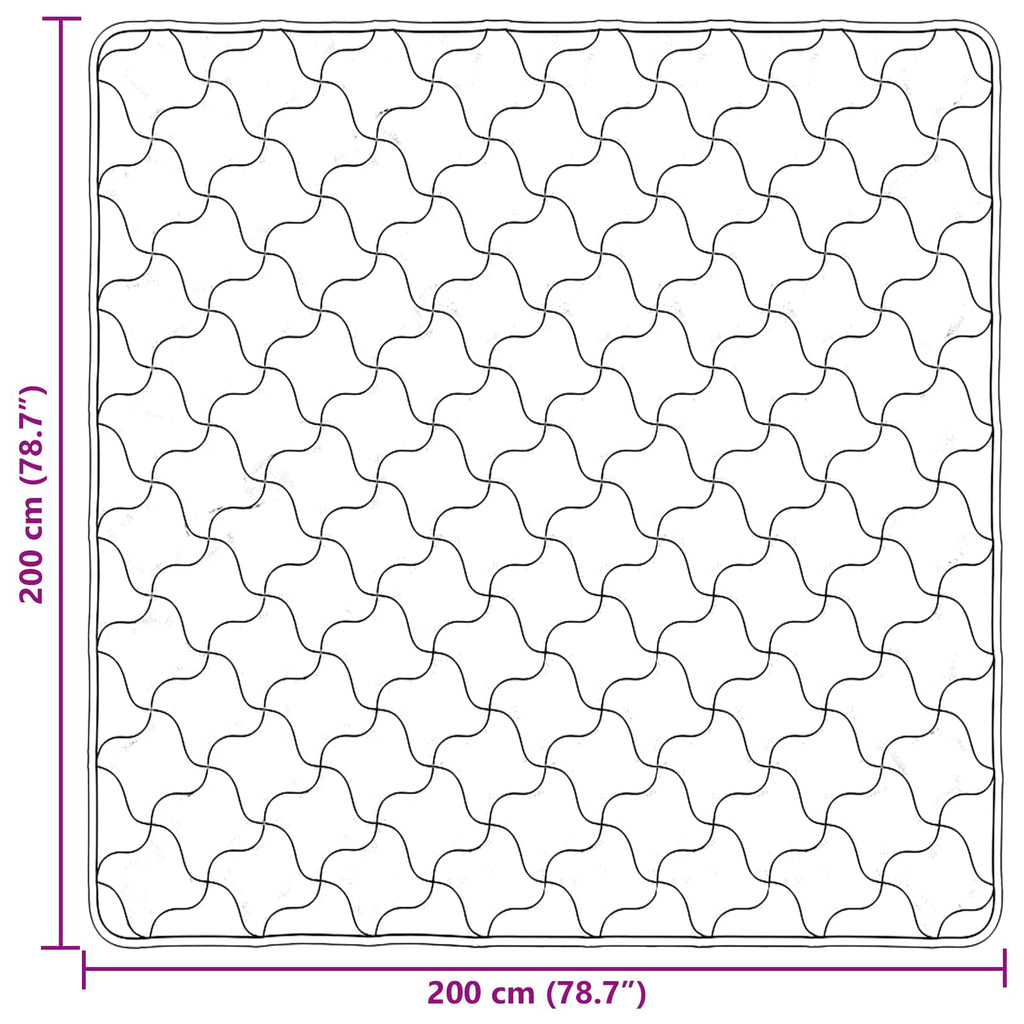 Duvet Estivo Crema 200 x 200 cm Microfibra e Fleece Teddy