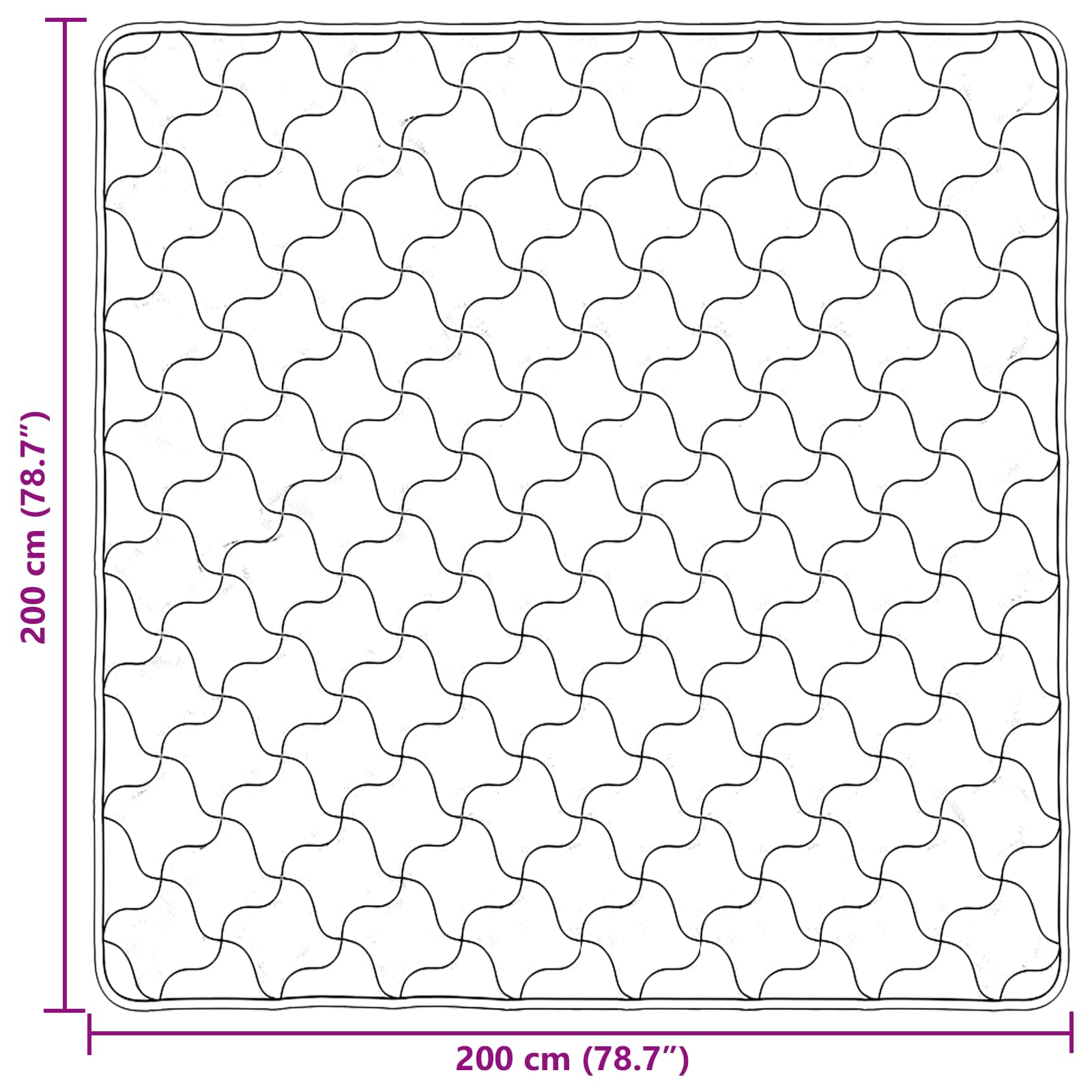 Duvet Estivo Crema 200 x 200 cm Microfibra e Fleece Teddy