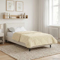 Duvet Estivo Crema 135 x 220 cm Microfibra e Fleece Teddy
