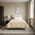 Duvet Estivo Crema 140 x 220 cm Microfibra e Fleece Teddy