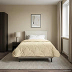 Duvet Estivo Crema 140 x 220 cm Microfibra e Fleece Teddy