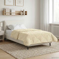 Duvet Estivo Crema 155 x 220 cm Microfibra e Fleece Teddy