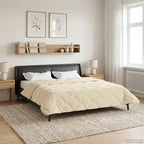 Duvet Estivo Crema 200 x 220 cm Microfibra e Fleece Teddy