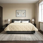 Duvet Estivo Crema 240 x 260 cm Microfibra e Fleece Teddy
