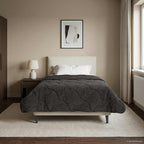 Piumone Completo Annuale Trapuntato Antracite 140 x 220 cm