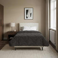 Piumone Completo Annuale Trapuntato Antracite 140 x 220 cm