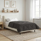 Piumone Completo Annuale Trapuntato Antracite 155 x 220 cm
