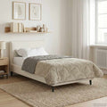 Piumone Completo Annuale Trapuntato Grigio chiaro 135 x 200 cm