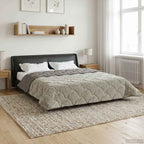 Piumone Completo Annuale Trapuntato Grigio chiaro 220 x 240 cm