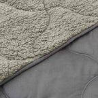 Piumone Completo Annuale Trapuntato Grigio chiaro 220 x 260 cm