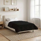 Piumone Completo Annuale Trapuntato Nero 135 x 200 cm