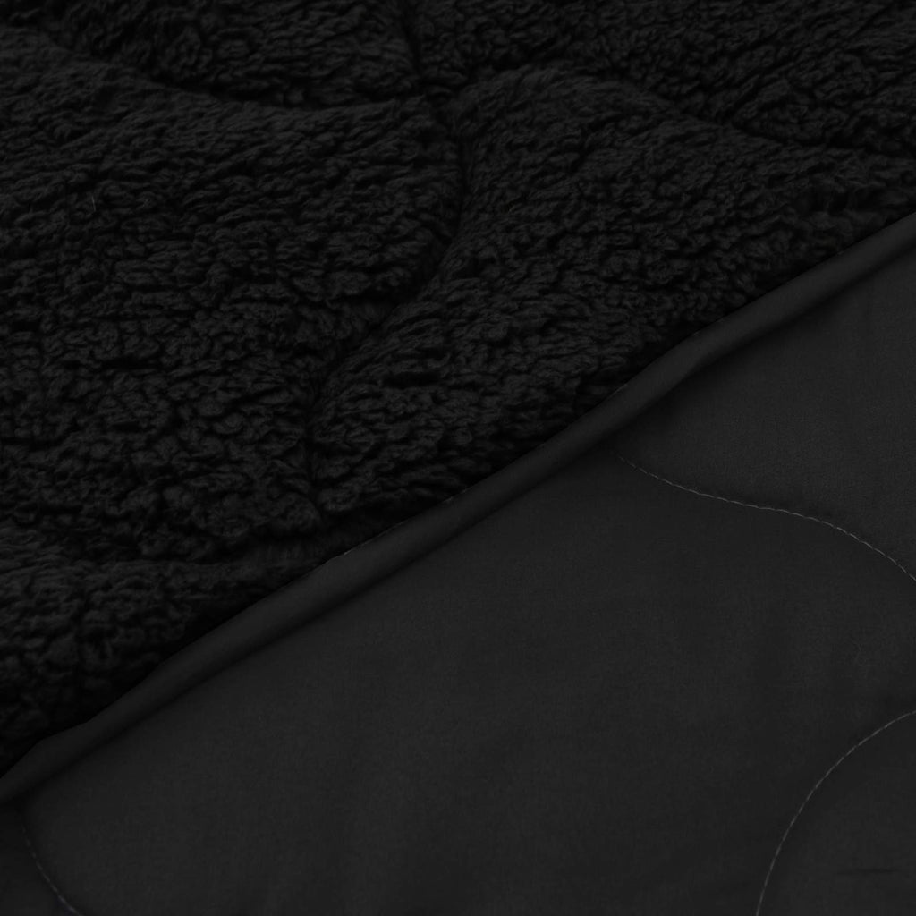 Piumone Completo Annuale Trapuntato Nero 220 x 260 cm