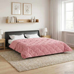 Piumone Completo Annuale Trapuntato Rosa 200 x 240 cm