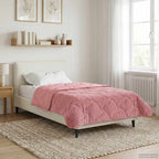 Piumone Completo Annuale Trapuntato Rosa 140 x 220 cm