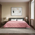 Piumone Completo Annuale Trapuntato Rosa 240 x 260 cm