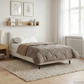 Piumone Completo Annuale Trapuntato Talpa 135 x 220 cm