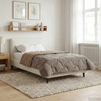 Piumone Completo Annuale Trapuntato Talpa 135 x 220 cm