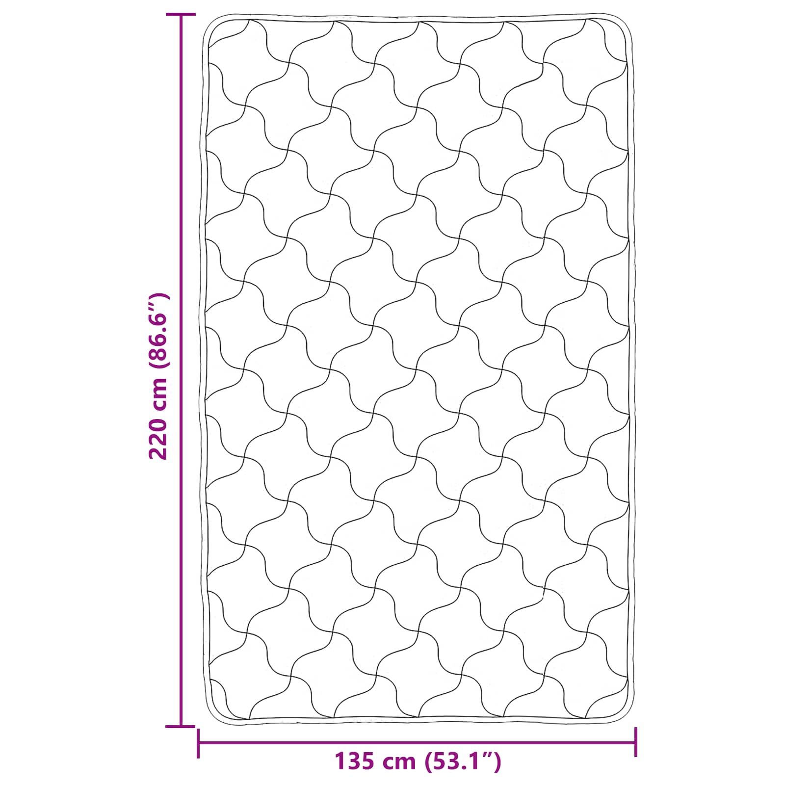 Piumone Completo Annuale Trapuntato Talpa 135 x 220 cm