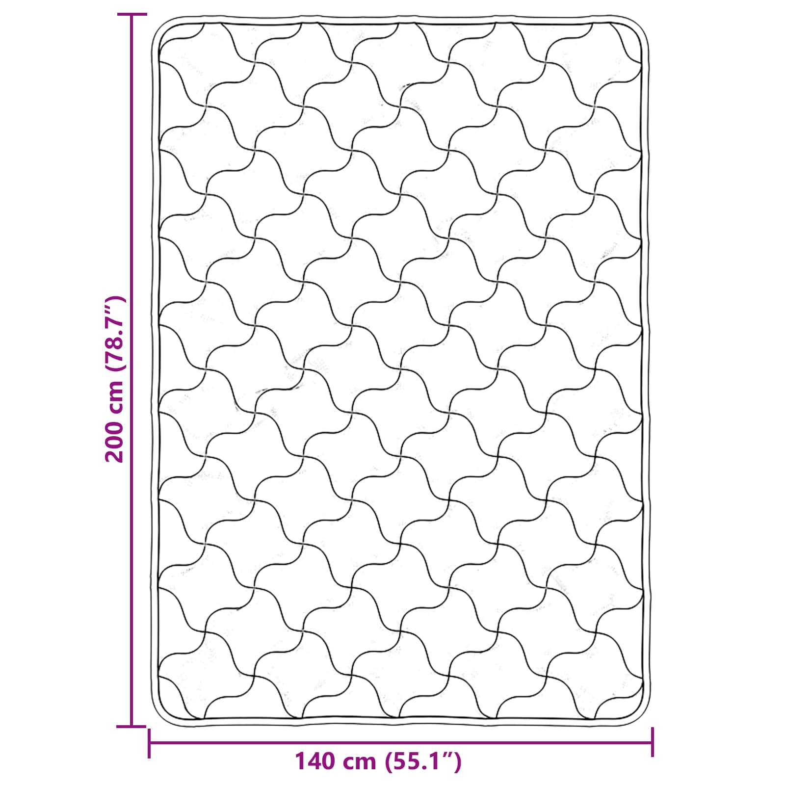 Piumone Completo Annuale Trapuntato Crema 140 x 200 cm